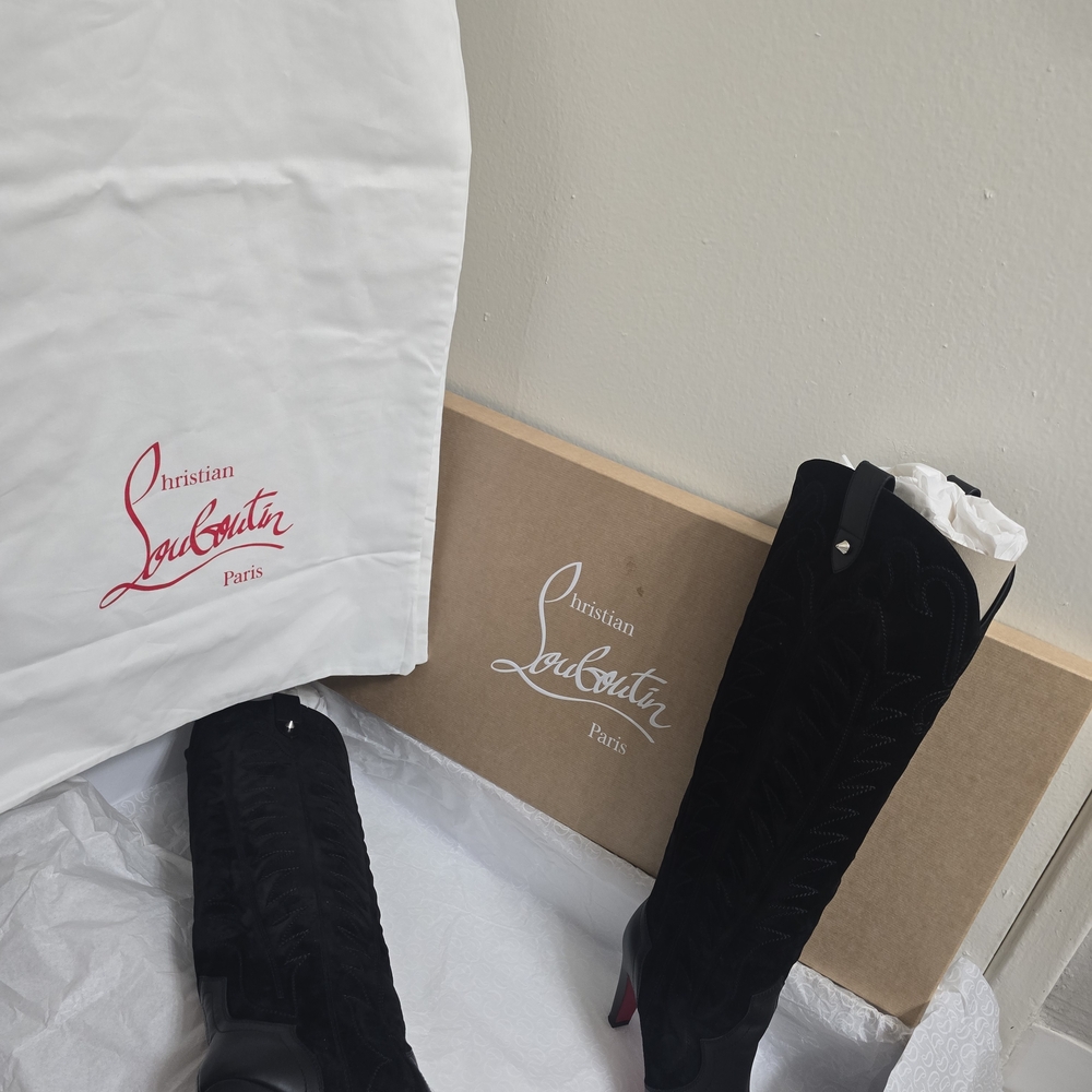 Christian Louboutin Black Women's Boots